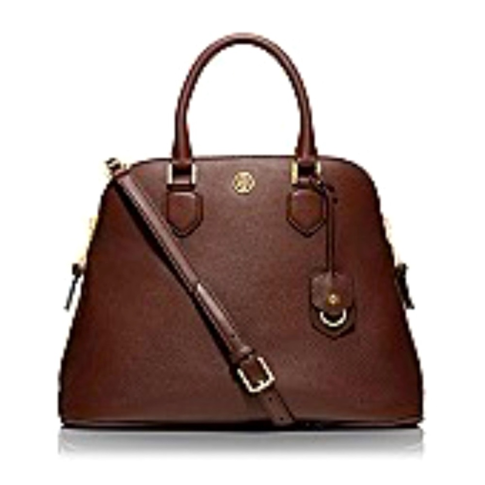 TORY BURCH
ROBINSON PEBBLED OPEN DOME SATCHEL